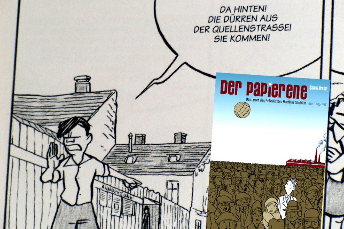 Matthias Sindelar: Der Papierene auf Papier