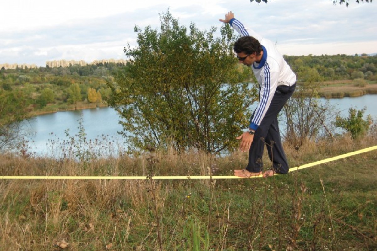 Wie schnell lernt man Slackline?