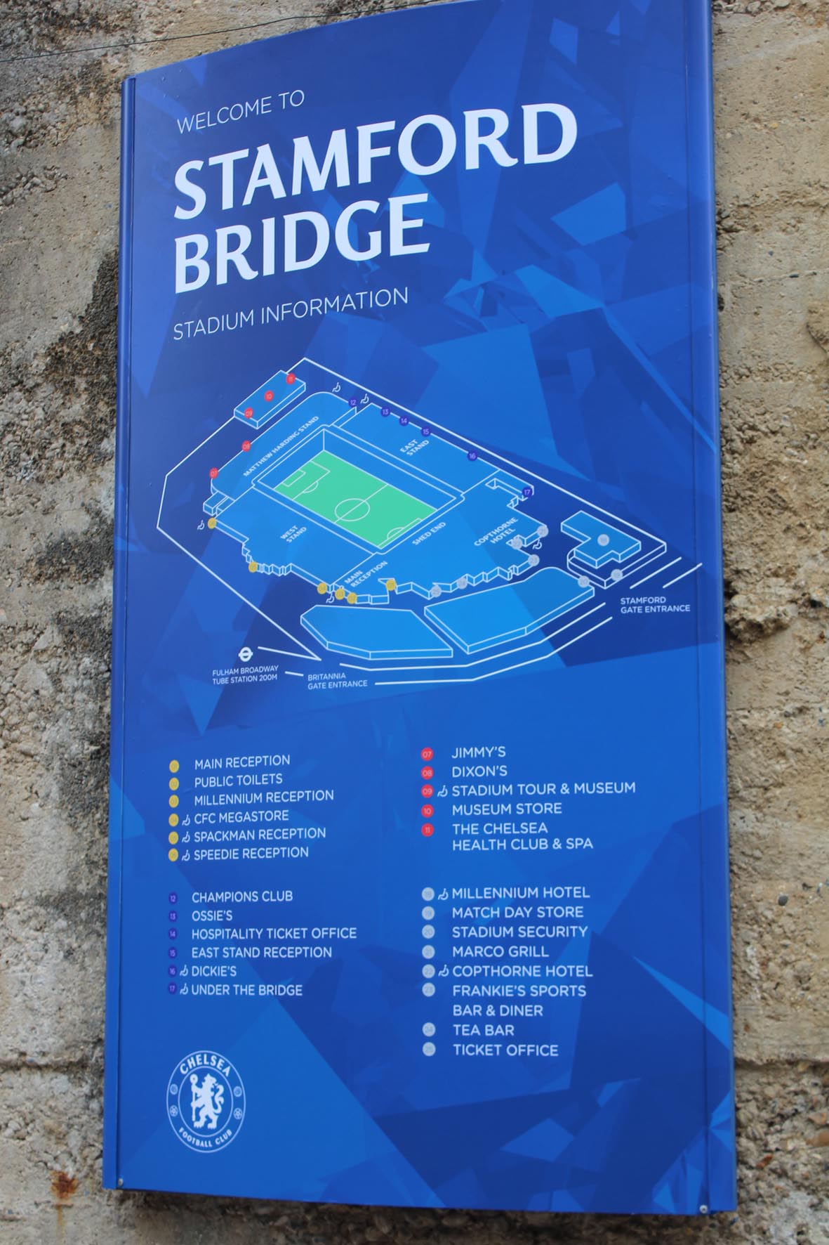 stadiontour stamford bridge, stadiontour, stamford bridge, chelsea, fc chelsea, stadion, tour, plan