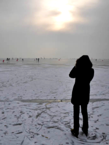 Eislaufen am Neusiedler See Meer der Wiener Erfahrungsbericht Test Helden der Freizeit