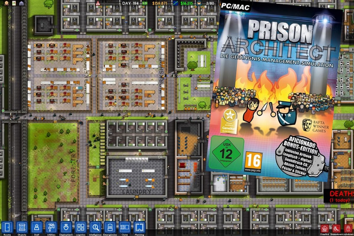 Prison Architect Bonus Edition – wir packen die Aficionado-Version aus