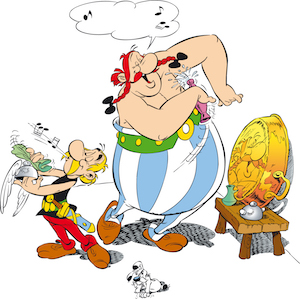 asterix, obelix, idefix, auffrischen für band 37, asterix in italien