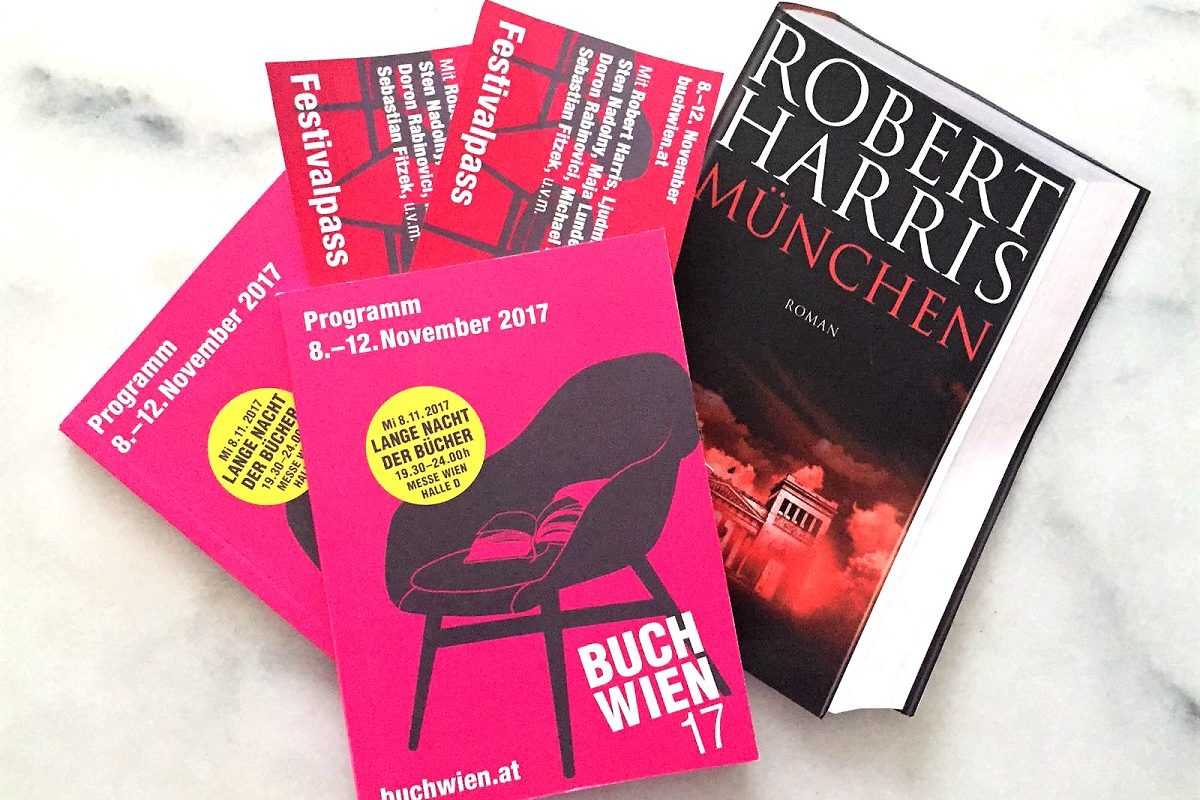 BUCH WIEN – gewinnt 2 Festivalpässe & ein Buch von Robert Harris