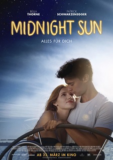 midnight sun, filmplakat, patrick schwarzenegger, bella thorne