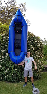 packraft, mrs, adventure x2, größe, hand