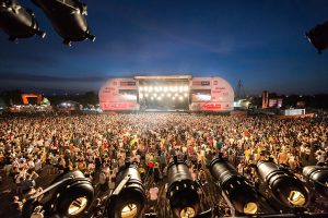 musikfestivals, crowd, live, stage