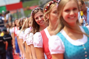 formula unas, grid girls, österreich, grand prix