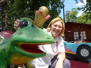 elisabeth kolarik, kinderwelt, prater, frosch