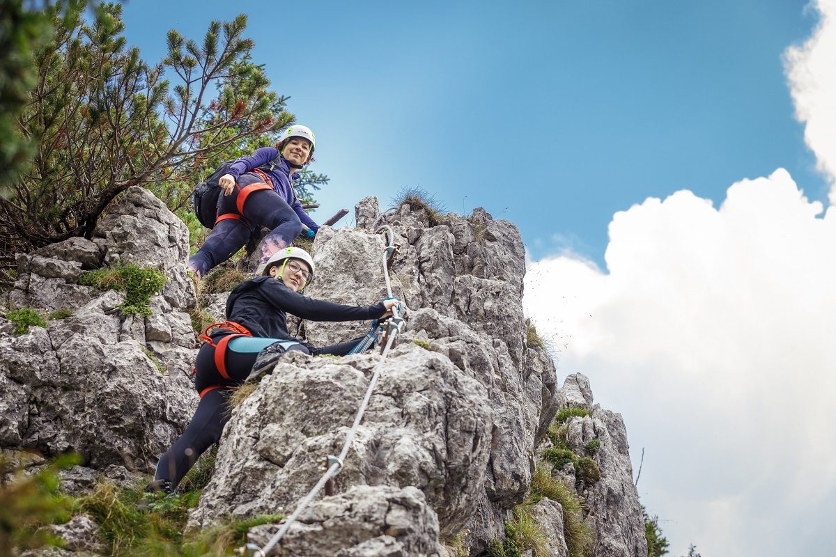 Hochkar-Klettersteige im Test: Schön & perfekt für Einsteiger!