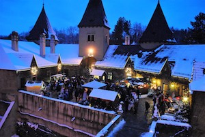 schloss ottenstein, adventmarkt, niederösterreich, winter, schnee, weihnachtszeit