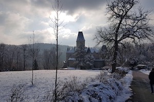 schloss ottenschlag, winterlandschaft