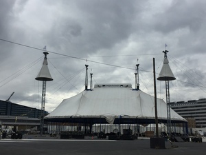 Cirque du Soleil, Zeltaufbau, Zelt, Neu Marx, Totem, Wien, Show