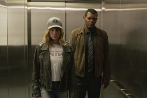 Captain Marvel, Vres, Carol Danvers, Brie Larson, Fury, Samuel L. Jackson, Aufzug,