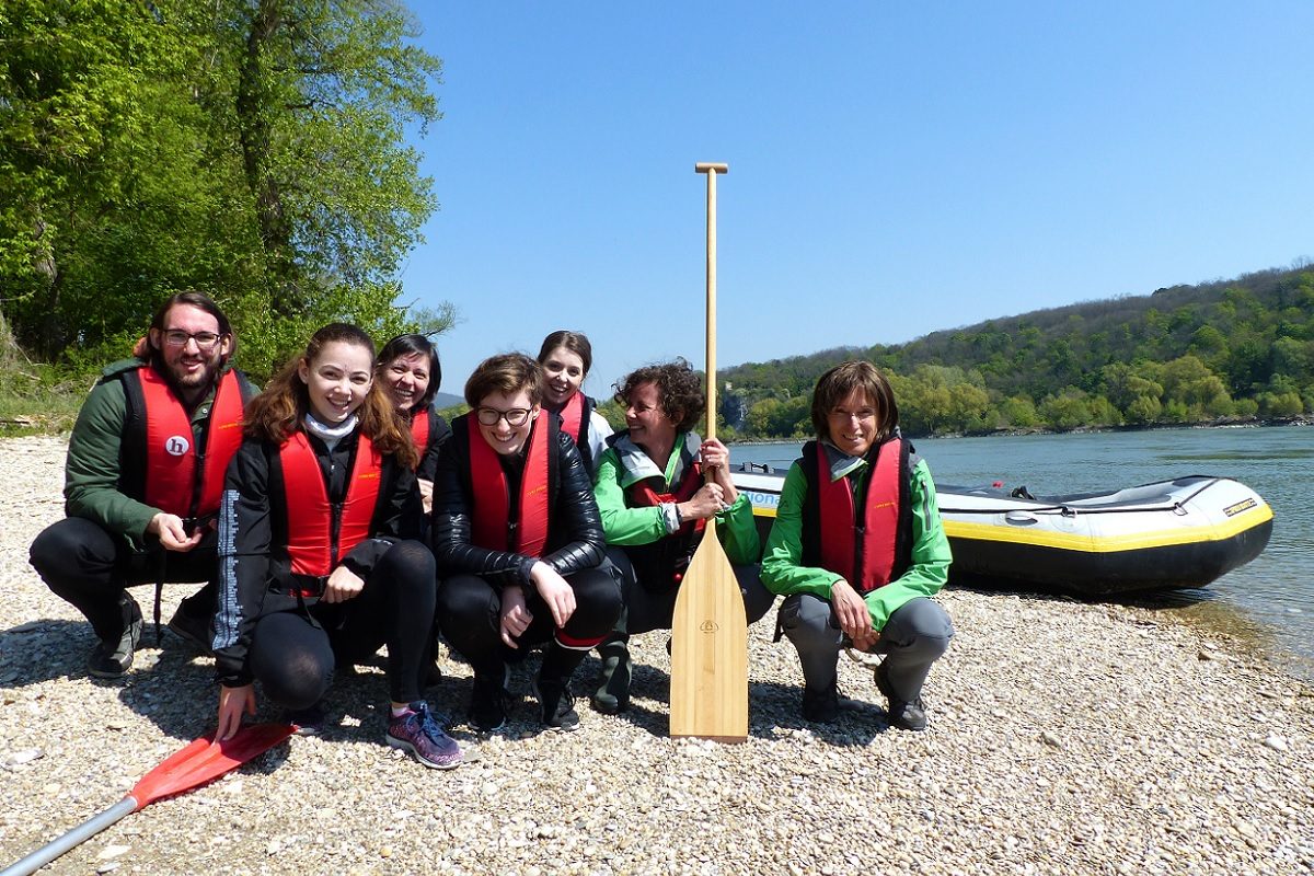 Schlauchboot-Tour mit Auwald-Wandern von Hainburg