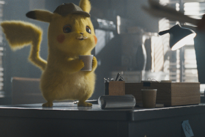 pikachu, pokemon, meisterdetektiv pikachu, kaffee, büro, live-action, ryan reynolds,