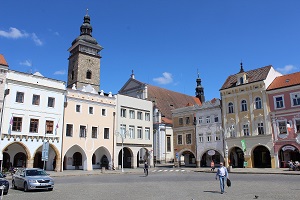 budweis, hauptplatz, architektur