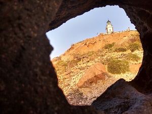 leuchtturm, süden, santorin