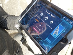 Tablet, CityMAXX, Bildschirm, Spiegelbild, Helden, Punkte, Mission