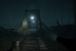 blair witch, blair witch spiel im test, horrorspiel, bloober, black hills forest, brücke