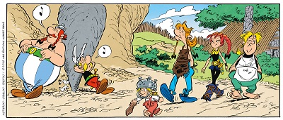 asterix, obelix, selfix, aspix, adrenaline, die tochter des vercingetorix