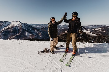 Kleiner Ötscher, Aussicht, Skifahrer, Snowboarder, Helden der Freizeit
