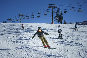 almhang, hochkar, skifahrer, lift, anfänger