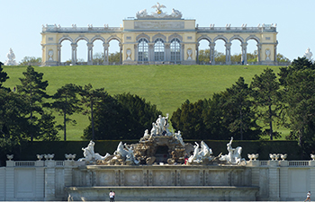 gloriette, schönbrunn, schlosspark