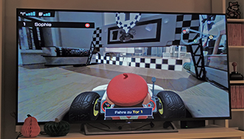 mario kart, zuhause, wohnzimmer, spiel, switch,