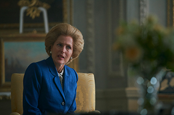 gillian anderson, margaret thatcher, the crown, peter morgan, netflix