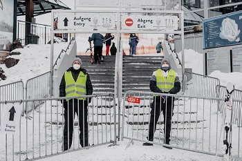 Stiege, Security, Zauberberg Semmering, Talstation