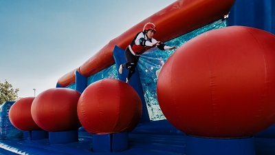 Big Red Balls, Wipeout Austria in Parndorf