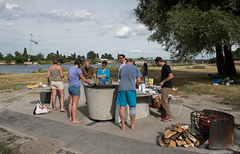 grillplatz, wien, donauinsel