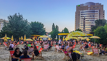 hermann strandbar, wien, donaukanal, cocktails, urlaubsfeeling, sand,