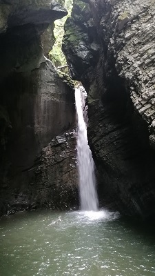 Kozjak Wasserfall, Slowenien