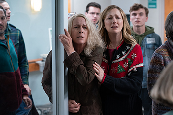 jamie lee curtis, judy greer, halloween kills, michael myers, horror, slasher, film review, kritik