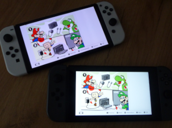 switch oled, vergleich, test