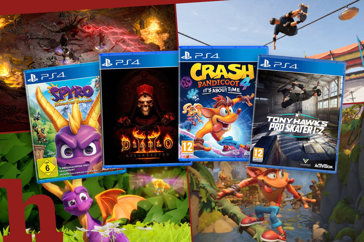 PS4-Kulthits gewinnen! Diablo II, Crash 4, Spyro und Tony Hawk