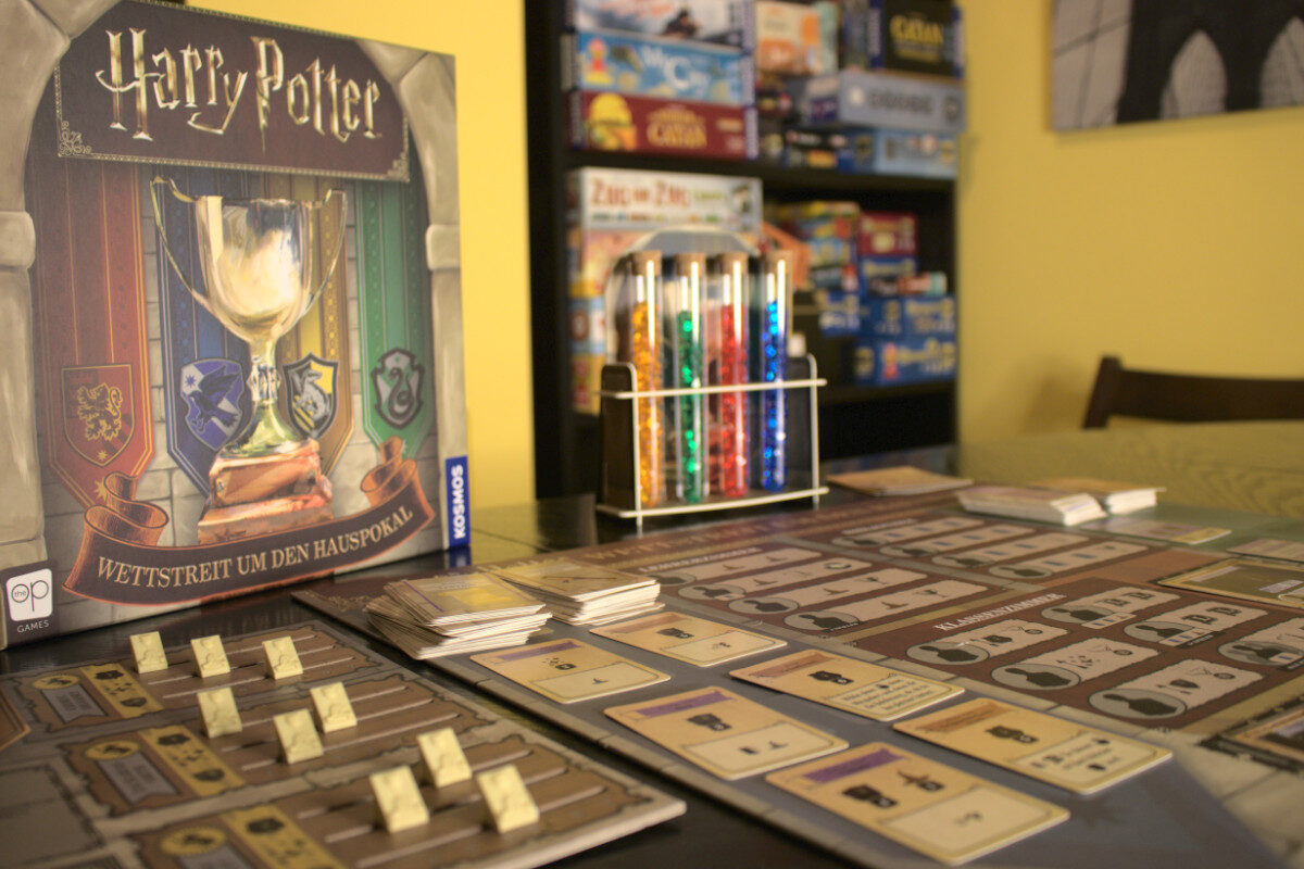 Harry Potter – Wettstreit um den Hauspokal im Brettspiel-Test