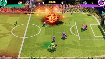 Gameplay, Fußballfeld in Mario Strikers: battle League Football