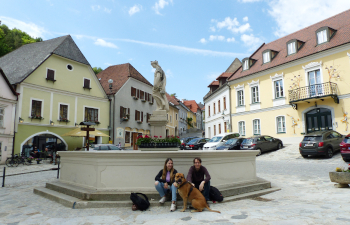 spitz, spaziergang, hauptplatz