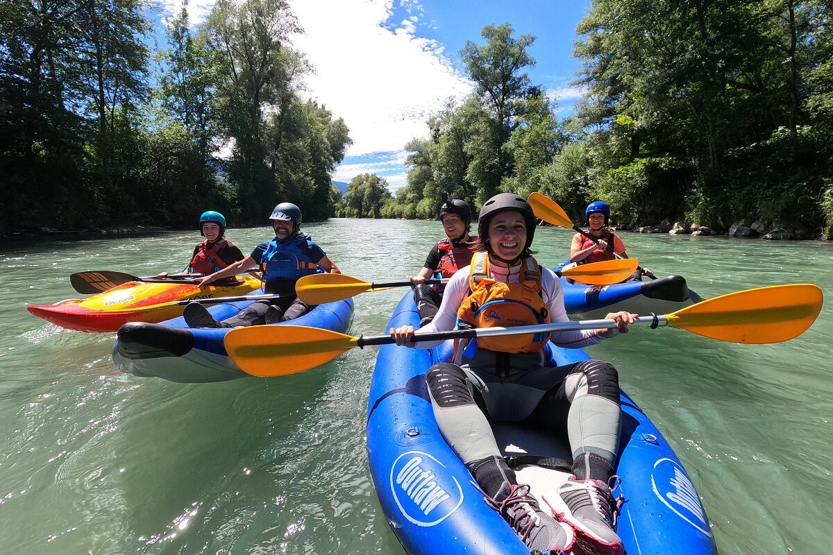 Enns Flusswandern – 90 km Paddeltour von Mandling nach Admont