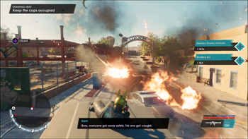 Saints Row Gameplay, open world, explosionen, raketenwerfer