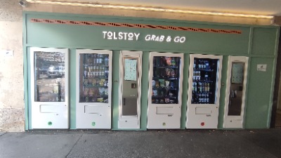 Tolstoy, Wien, vegan, Automat, Grab and GO