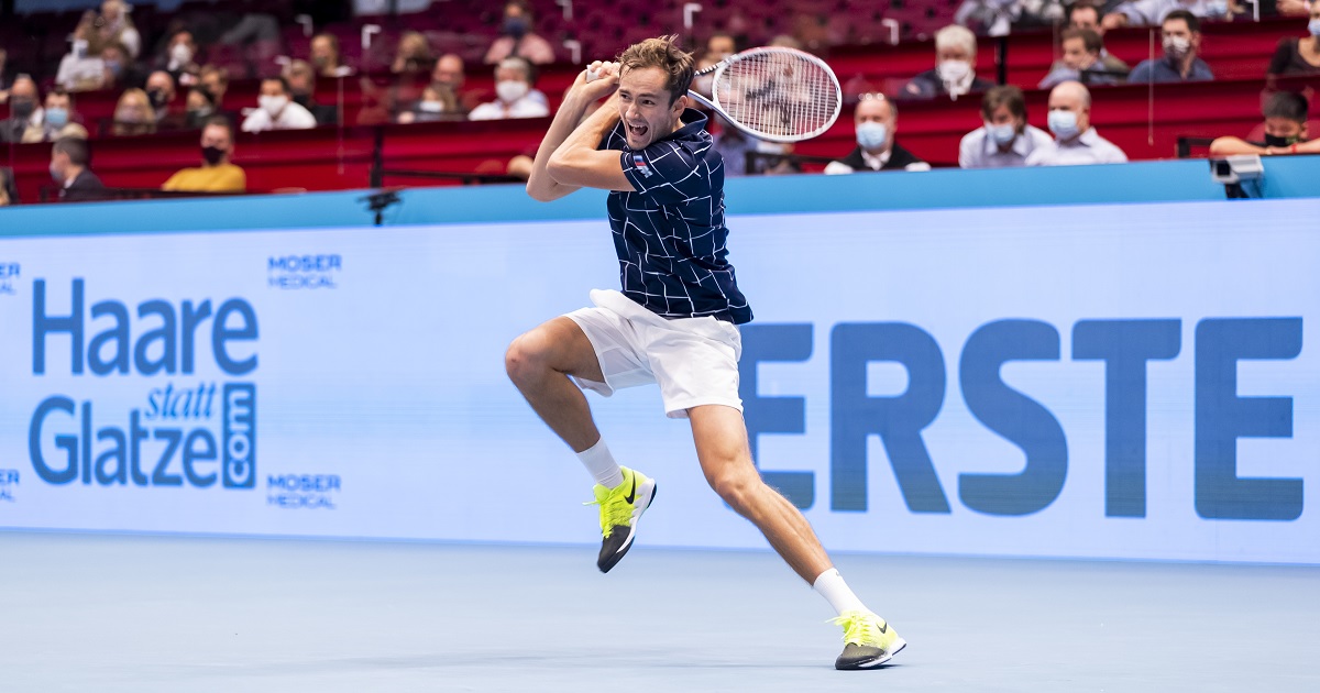 Daniil Medvedev bei den Erste Bank Open in der Wiener Stadthalle