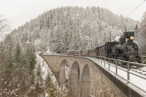 Dampfzug der Mariazellerbahn, Adventfahrt