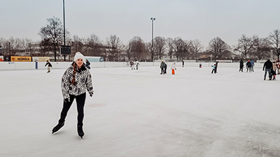 Eislaufen am Tullner Eislaufplatz