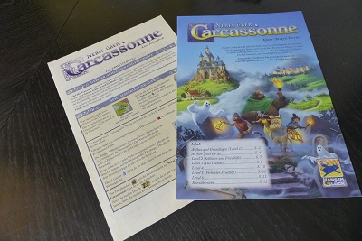Spielregeln für das kooperative Spiel und die Erweiterung von Nebel über Carcassonne