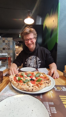 Pizza Test im Solo Pizza e Birra mit Held Patrick