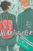 Das illustrierte Buchcover von Heartstopper von Alice Oseman.