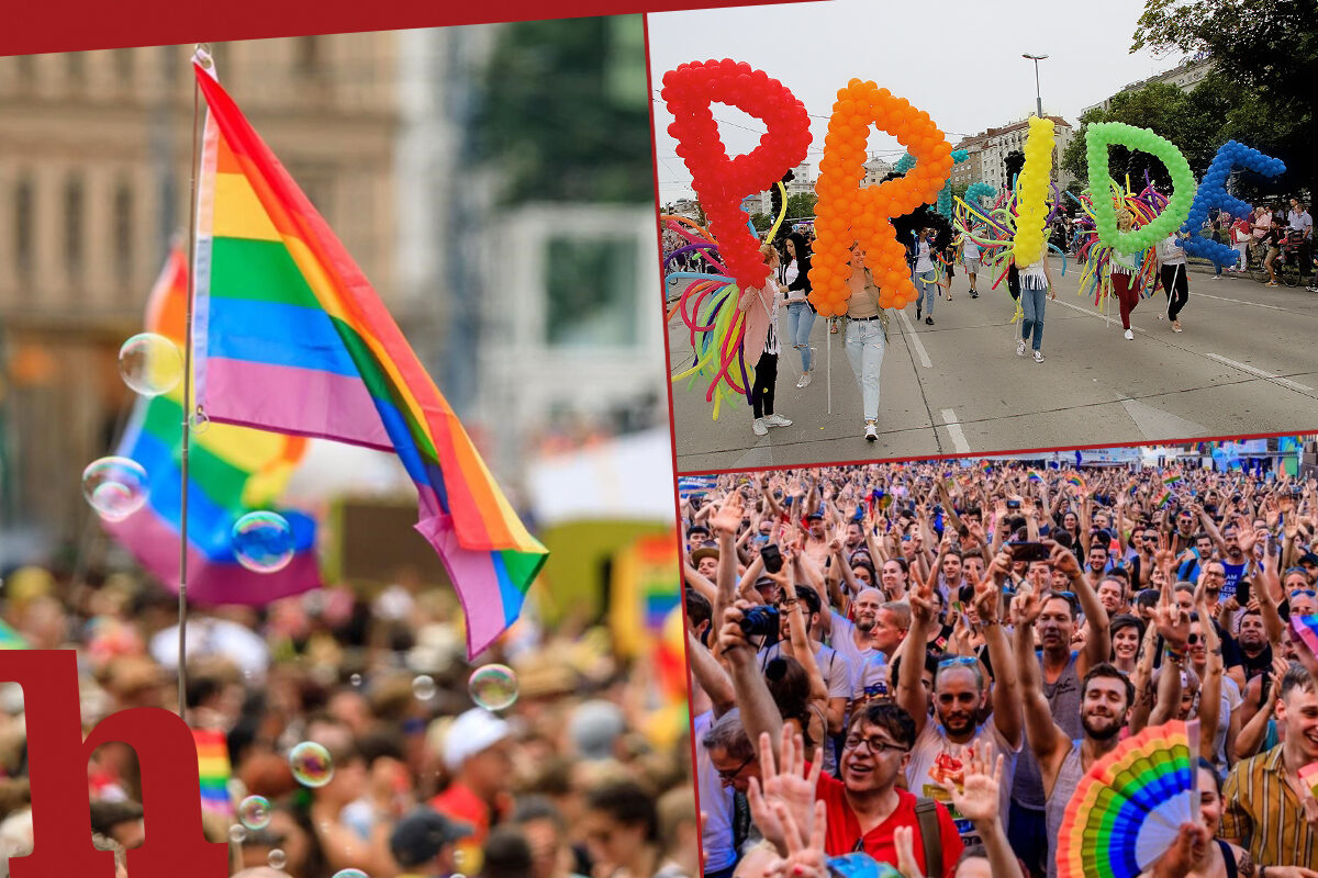 Vienna Pride 2023: Regenbogenparade und mehr für die Vielfalt